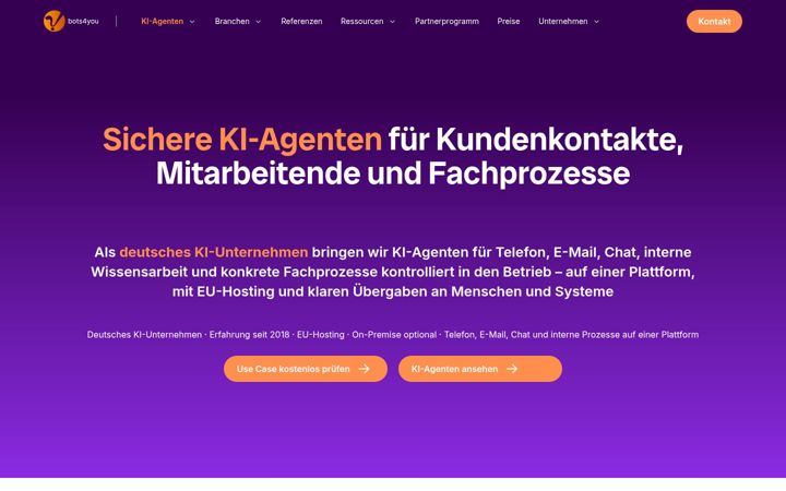 Screenshot of bots4you.de