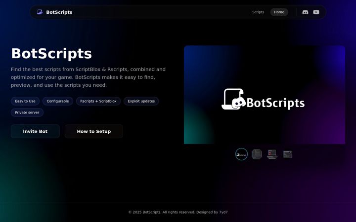 Screenshot of botscripts.lol