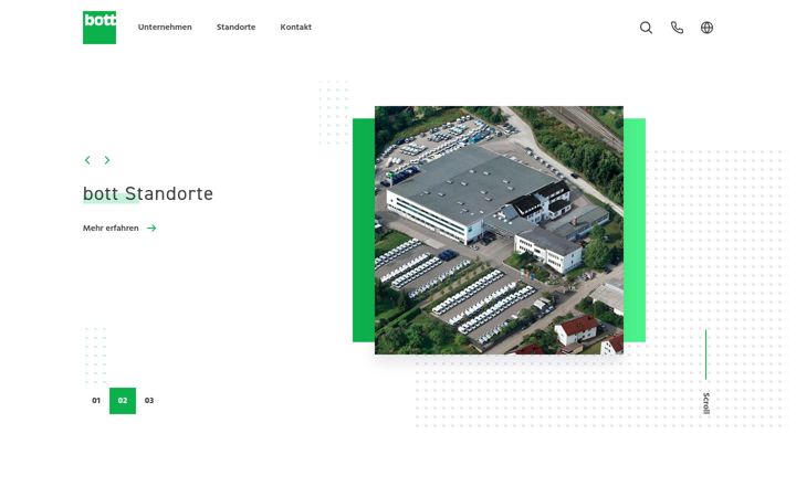 Screenshot of bott.com