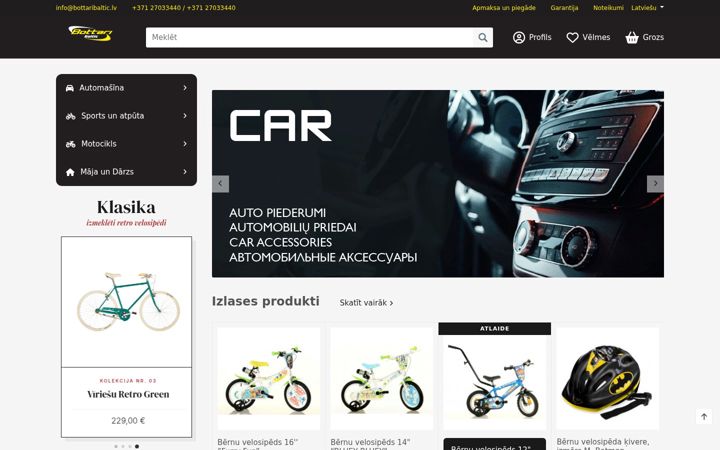 Screenshot of bottaribaltic.com