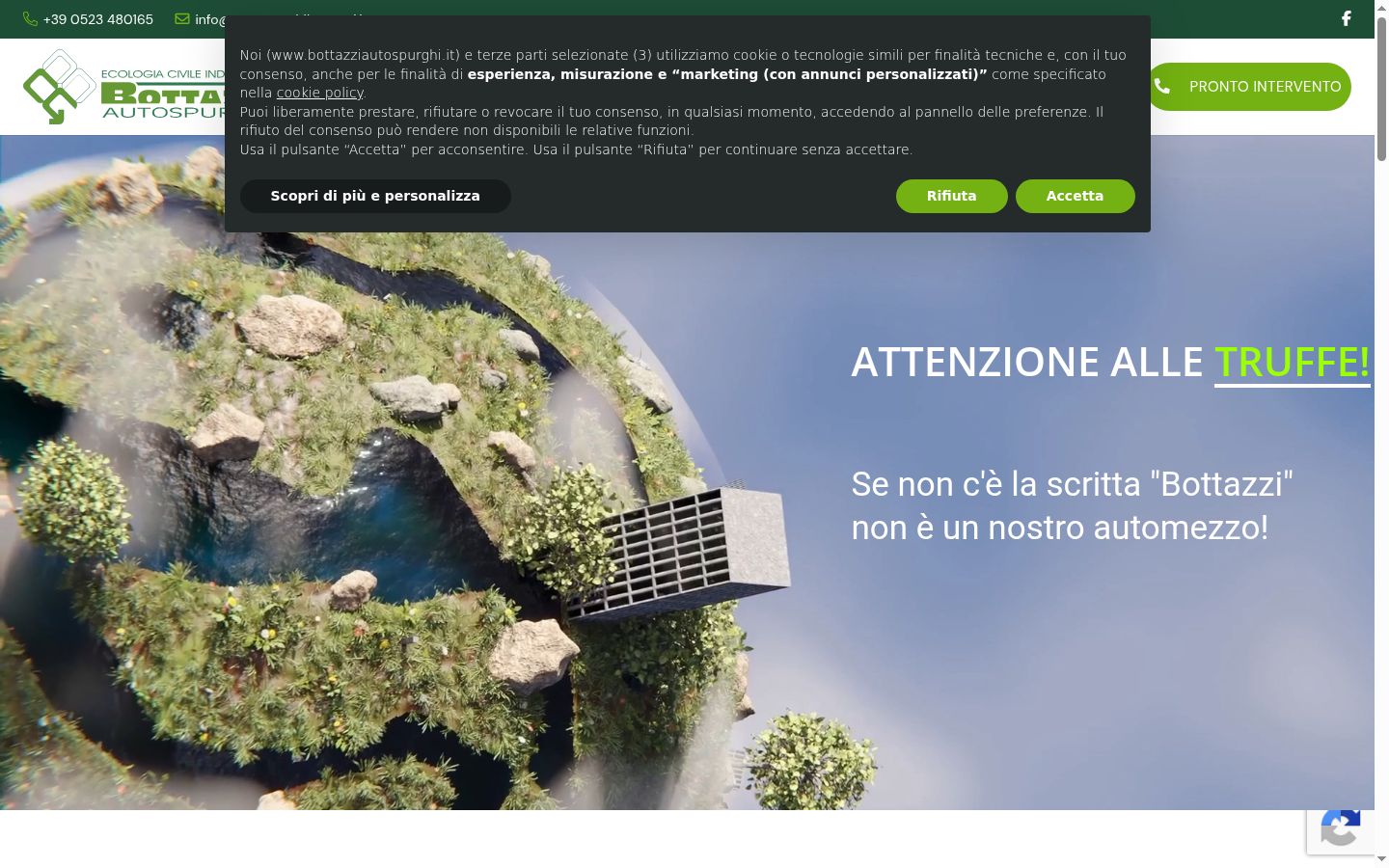 Screenshot tal-banner tal-kunsens muri qabel kwalunkwe interazzjoni