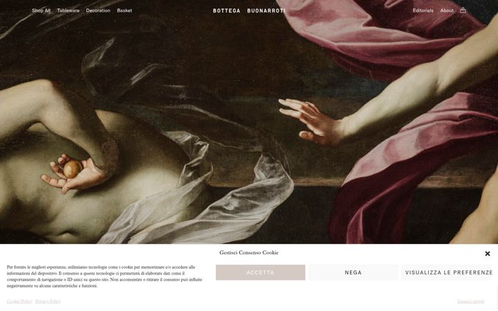 Screenshot of bottegabuonarroti.it