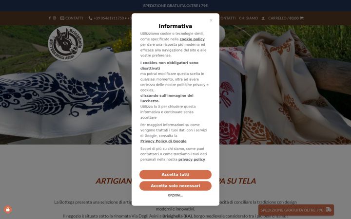 Képernyőkép: bottegadegliasini.com