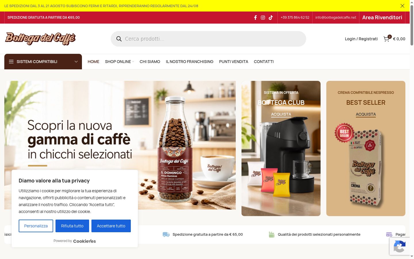 Snímek obrazovky baneru souhlasu zobrazeného před jakoukoli interakcí