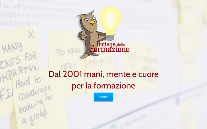 Screenshot of bottegadellaformazione.it