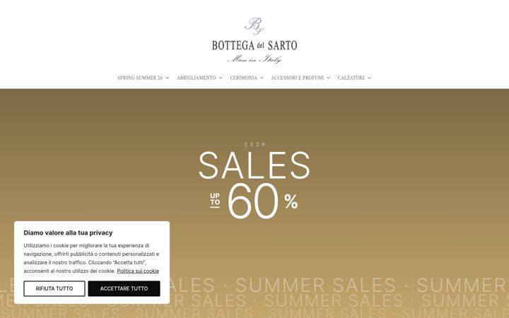 Screenshot of bottegadelsarto.com