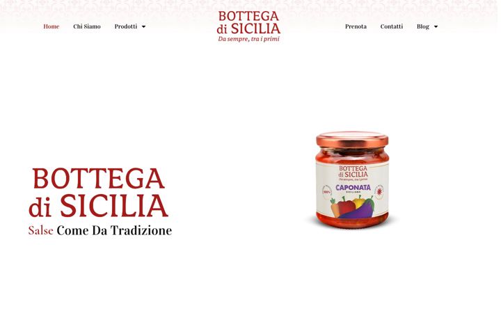 Screenshot of bottegadisicilia.it