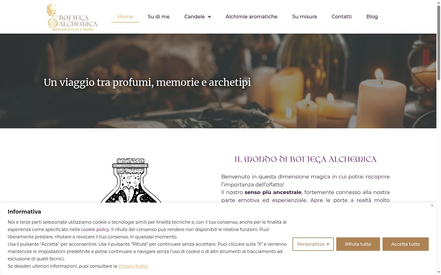 Captura de ecrã do banner de consentimento apresentado antes de qualquer interação