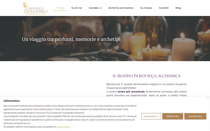 Screenshot of bottegalchemica.it