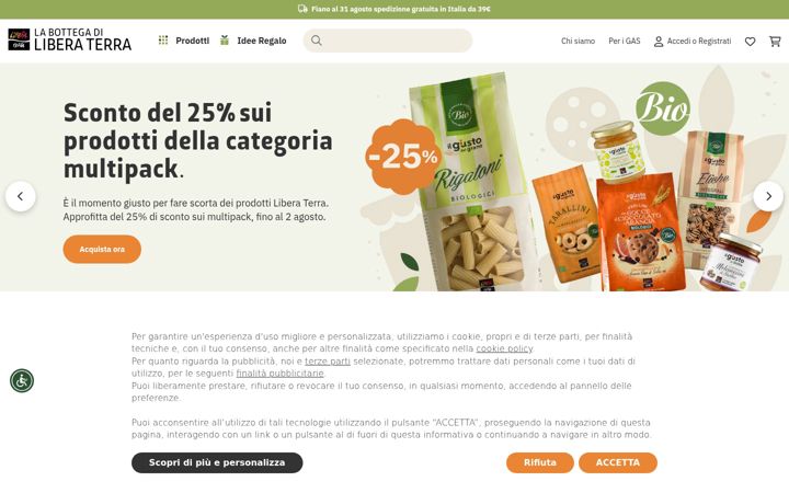 Screenshot of bottegaliberaterra.it