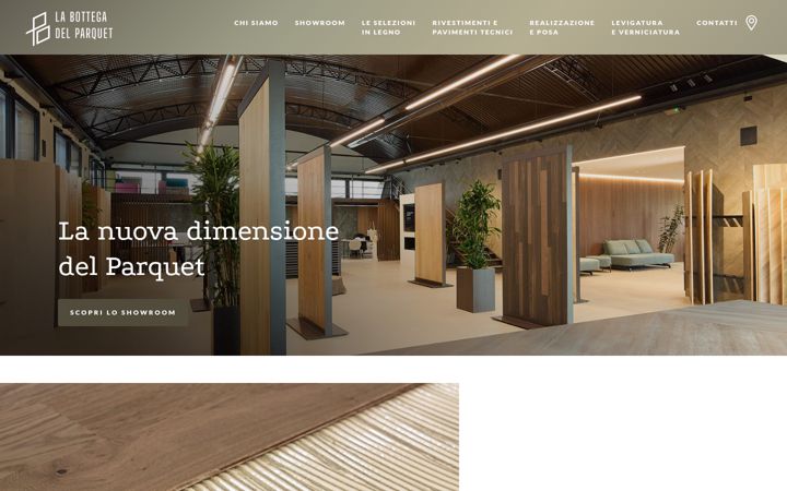 Screenshot of bottegaparquet.it