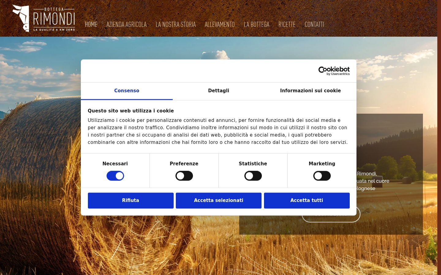 Screenshot tal-banner tal-kunsens muri qabel kwalunkwe interazzjoni