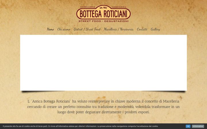 Posnetek zaslona bottegaroticiani.it