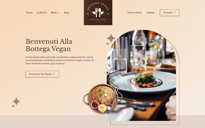 Screenshot of bottegavegan.com