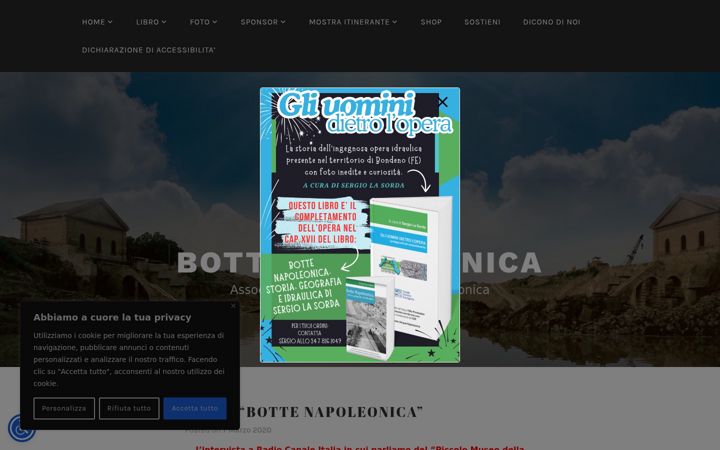 Screenshot of bottenapoleonica.com
