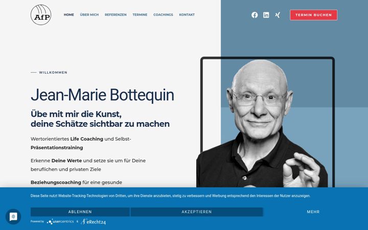 Screenshot of bottequin.de