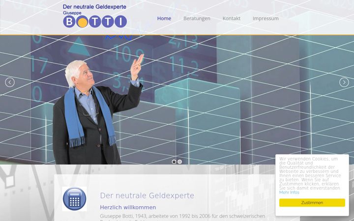 Screenshot of botti.ch