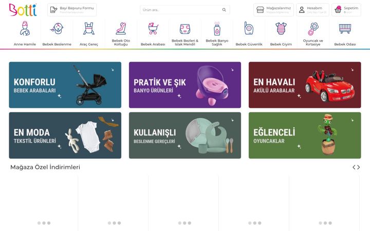 Screenshot of botti.com.tr