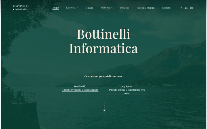 Екранна снимка на bottinelliinformatica.it