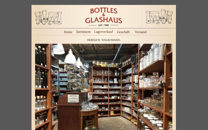 Screenshot of bottlelights.de