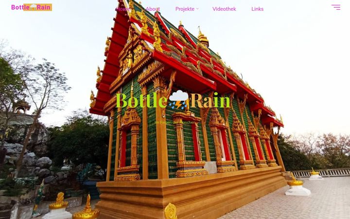 Screenshot of bottlerain.com