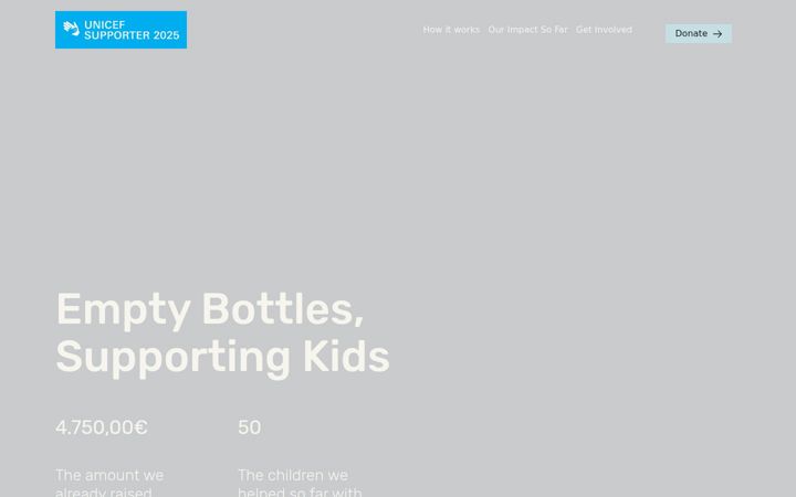 Screenshot of bottlesforkids.com