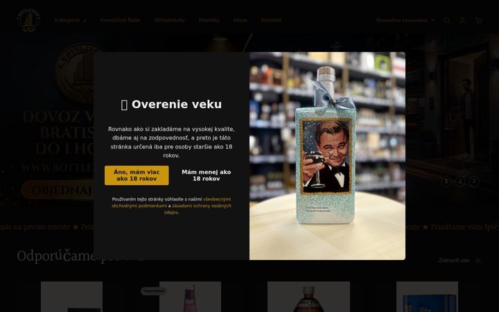 Screenshot of bottleshop3veze.sk