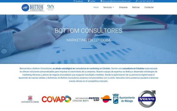 Screenshot of bottomconsultores.com