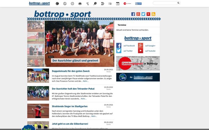 Screenshot di bottropsport.de