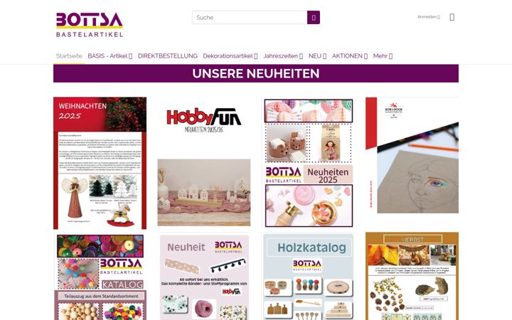 Screenshot of bottsa.ch