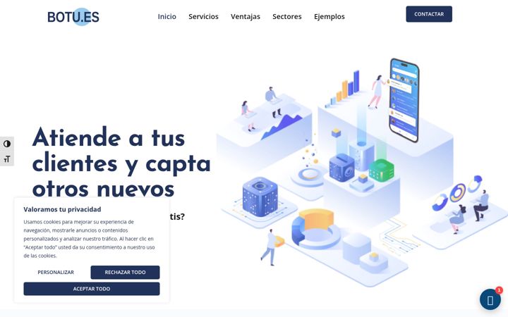 Screenshot of botu.es
