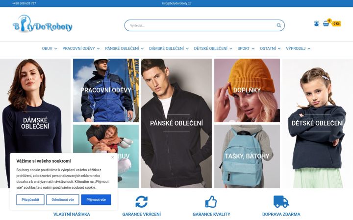 Screenshot of botydoroboty.cz