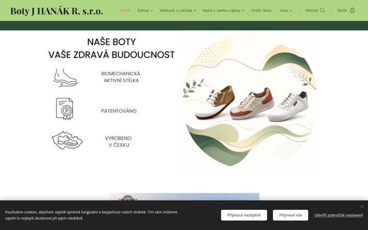 Screenshot of botyhanak.cz