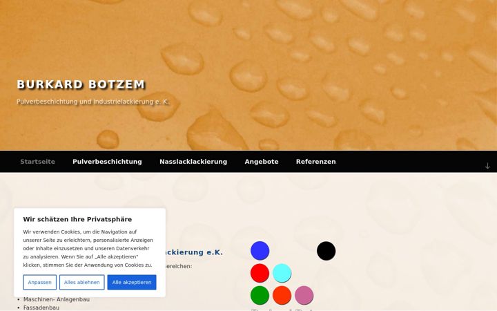 Screenshot of botzem-burkard.com