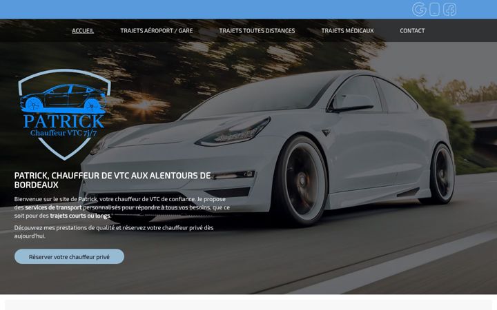 Screenshot of bouard-vtc33.fr