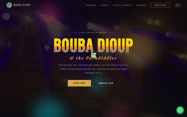Screenshot of boubadioup.nl