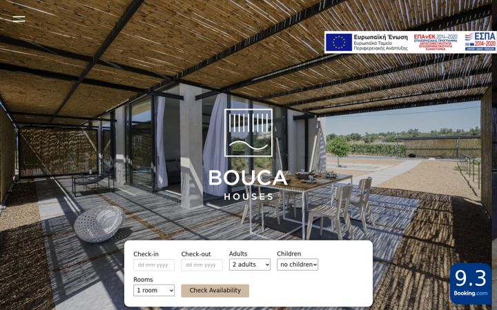 Screenshot of boucahouses.gr