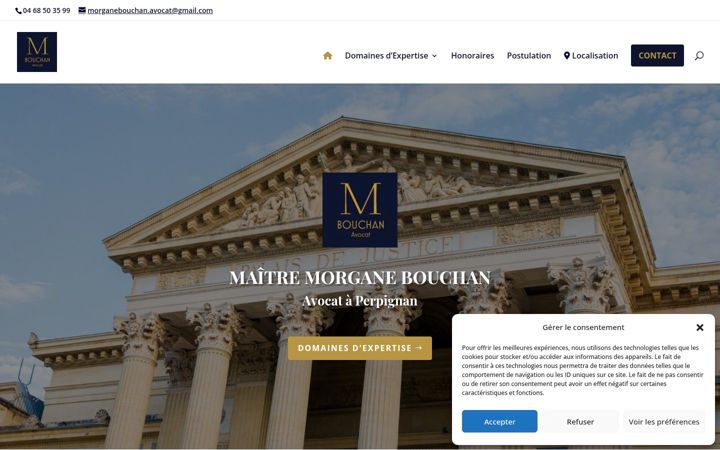 Screenshot of bouchan-avocat.fr