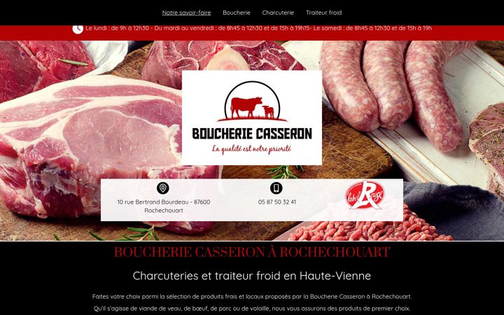 Zrzut ekranu boucherie-casseron.fr