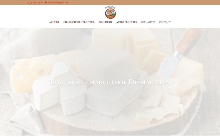 Screenshot ta' boucherie-charcuterie-desmarthon.fr