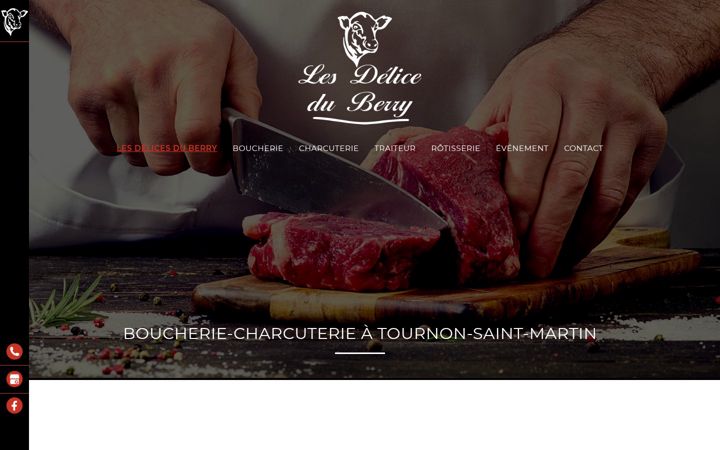 Zrzut ekranu boucherie-charcuterie-lesdelicesduberry.fr