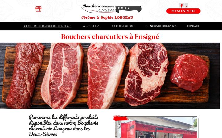 Zrzut ekranu boucherie-charcuterie-longeau.fr
