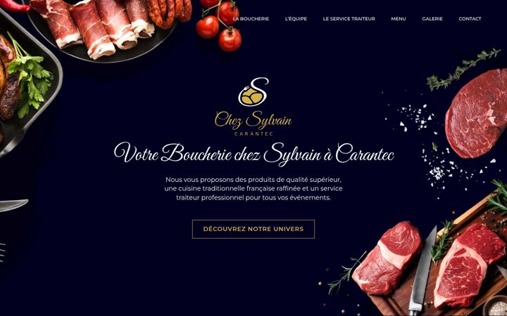 Screenshot of boucherie-chez-sylvain.fr