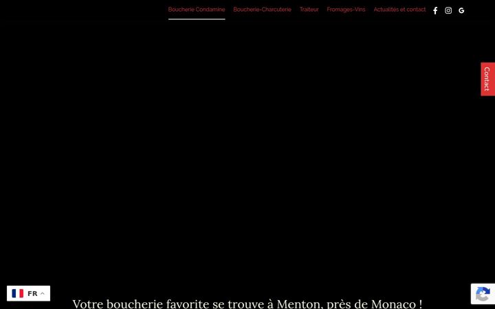 Screenshot of boucherie-condamine.fr