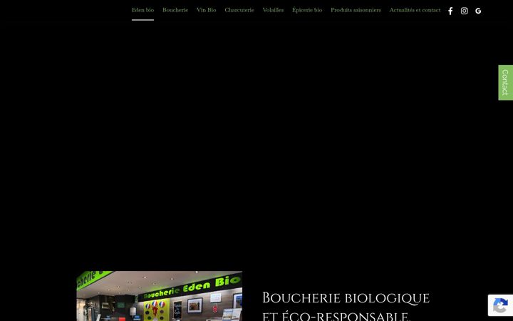 Screenshot του boucherie-edenbio-nimes.fr