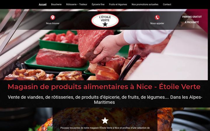 Screenshot of boucherie-etoile06.fr