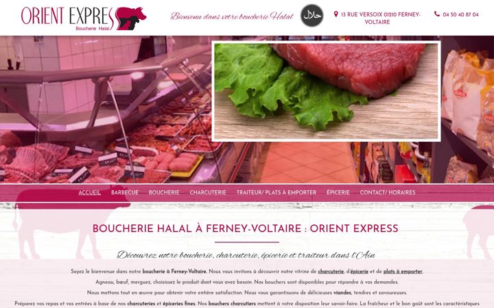 Screenshot of boucherie-ferney-voltaire.fr