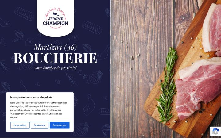 Zrzut ekranu boucherie-jeromechampion.fr