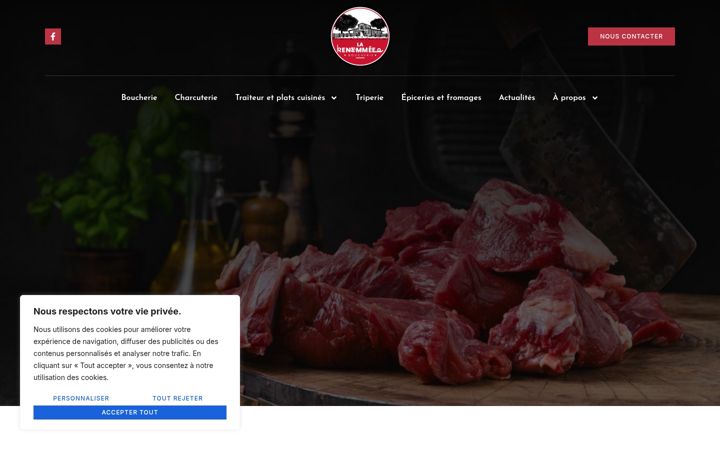 Screenshot του boucherie-larenommee.fr