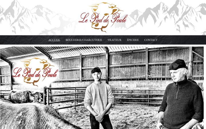 Screenshot του boucherie-lepieddepoule.fr